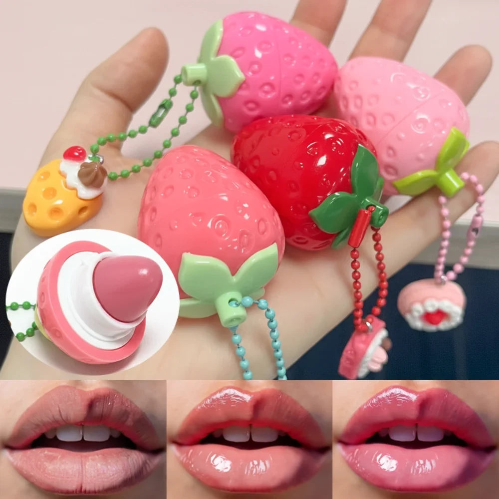 Strawberry Kiss™ Lip Glow Charms 🍓
