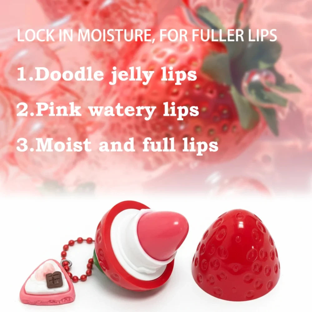Strawberry Kiss™ Lip Glow Charms 🍓