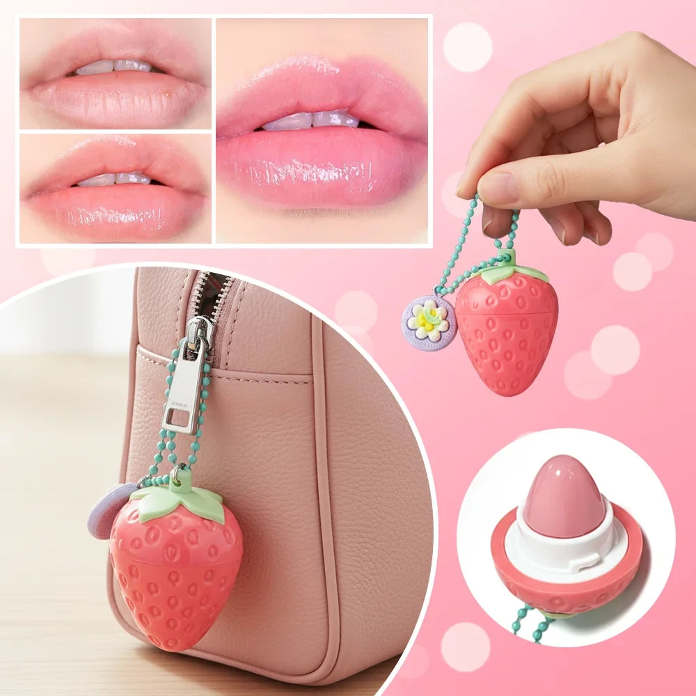 Strawberry Kiss™ Lip Glow Charms 🍓